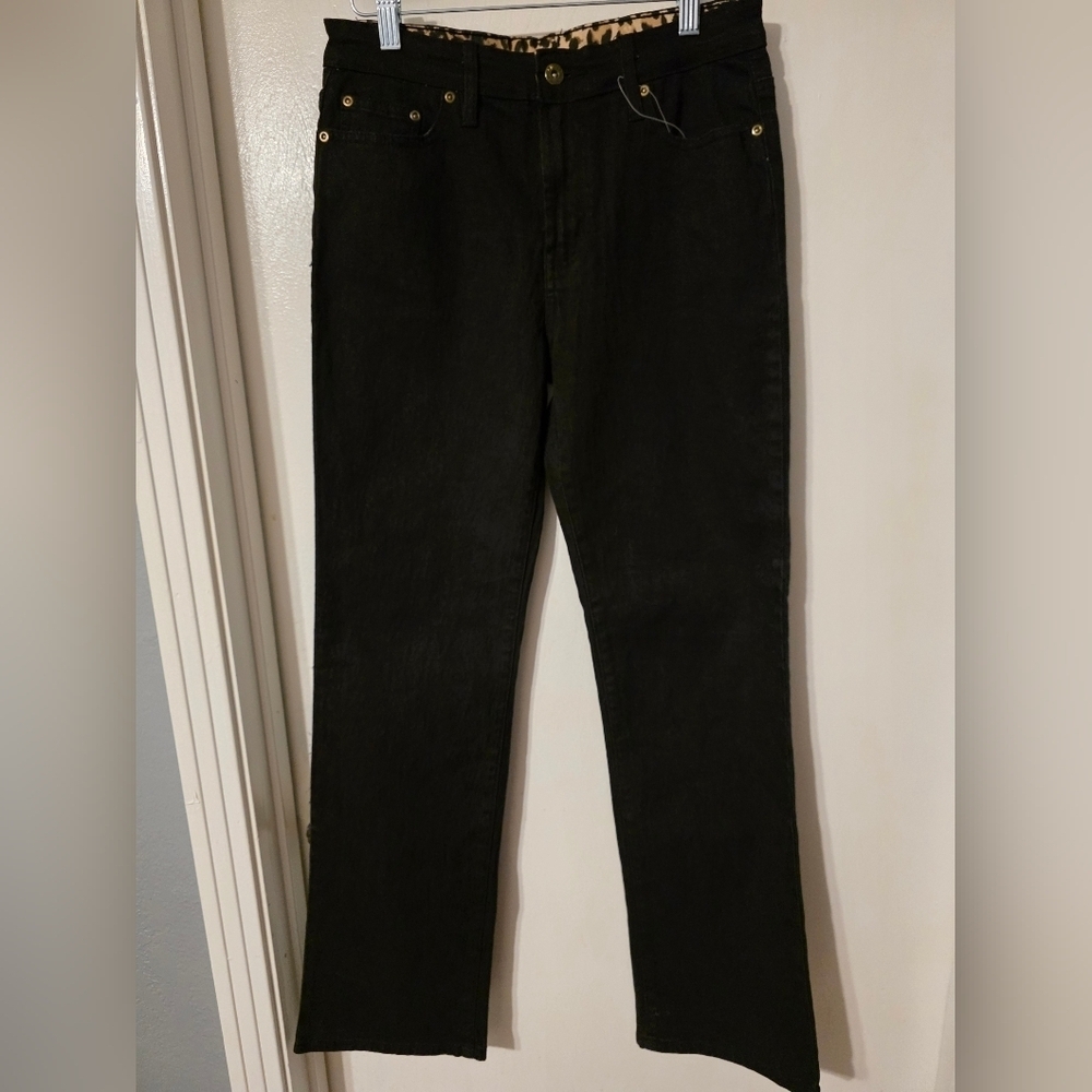 DG2 Diane Gilman Women's Size 4 Black Denim Bootcut Jeans